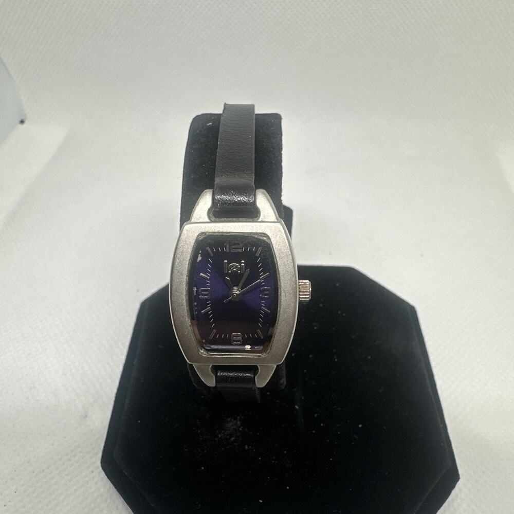 LEI Women's Watch Silver Tone Stainless Steel White Dial Quartz Water Resistant